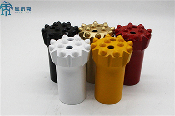 Top Hammer Thread Button Bit Pengeboran Batu T38 76mm Normal