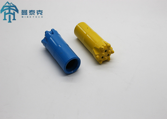 Threaded T51 89mm Rock Drilling Bit 13 Tombol Untuk Penambangan Batubara