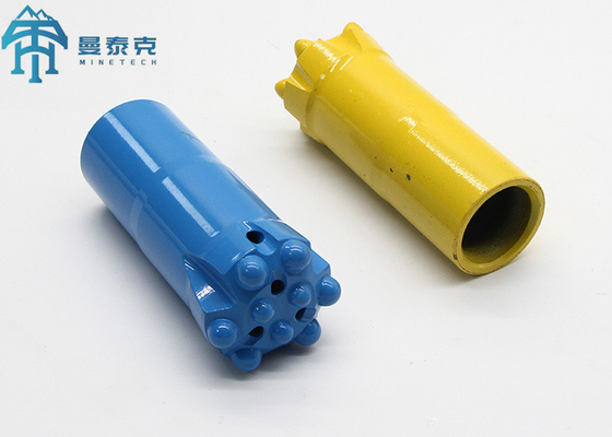 45mm R32 Hard Rock Bor Bits Untuk Ekstensi Drifter Rod
