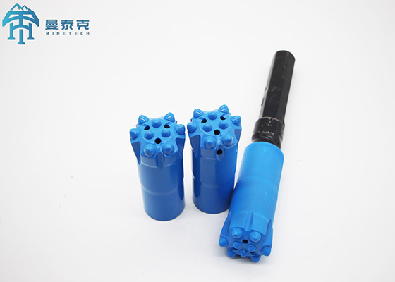 Bor Batu Tungsten Carbide Thread Button Bit 76mm T38