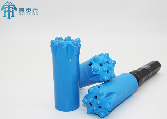 Mth Drop Center SR35 Thread Button Bit Diameter 127mm warna biru
