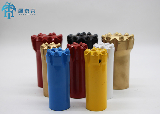 T51 89mm Tombol Bor Bit Quarry Tungsten Carbide Thread