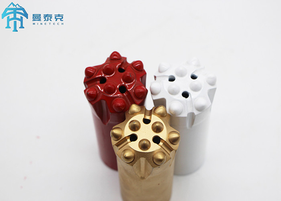 89mm R32 Retrac Bor Bit Top Hammer Thread Button Bit untuk pertambangan