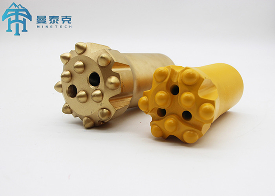 89mm T45 Bor Bit Top Hammer Thread Button Bit untuk pertambangan