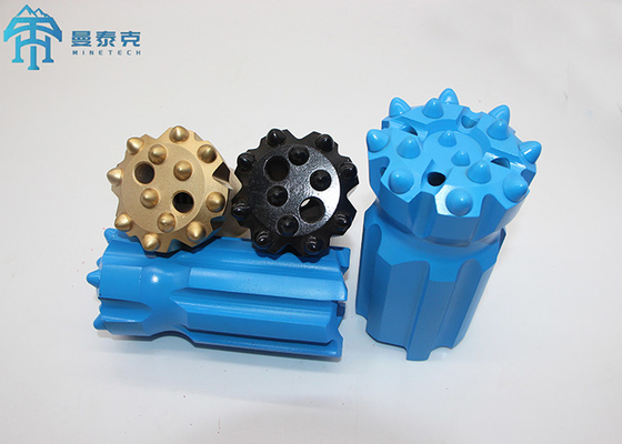 T51 102mm Retract Button Bit Ledakan Lubang Bor Alat Pertambangan Batu Balistik