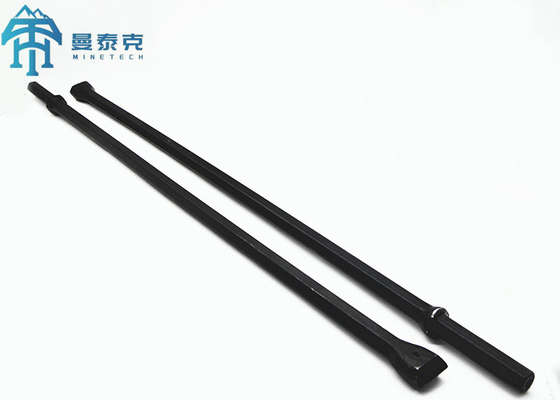 Integral Hex H22 Rock Drill Rod Panjang 1200mm + Diameter 38mm Untuk Pengeboran Batu Pneumatik