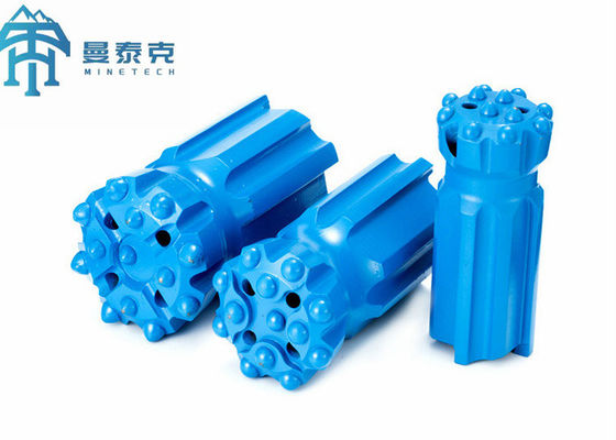T45 Hard Rock Drilling Tungsten Carbide Retrac Button Bit untuk Penambangan Bawah Tanah