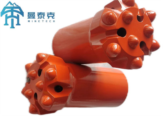 T45 Threaded Rock Drilling Bit Diameter 76mm dengan 8×12.7 tombol