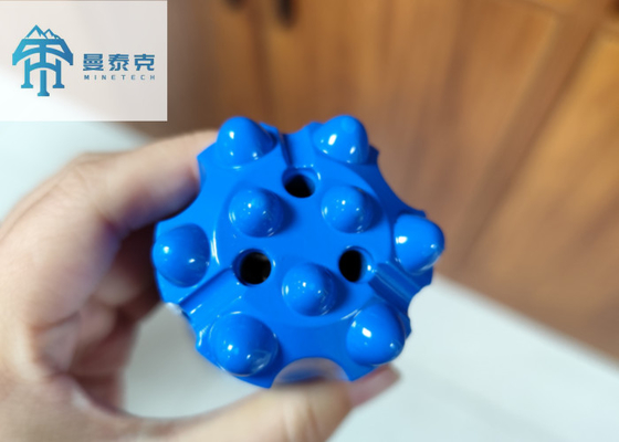 R32 51mm Threaded Button Bits untuk Pengeboran Batu Karat