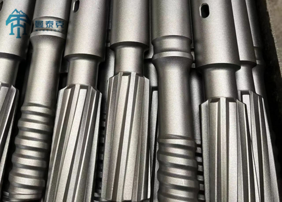 HLX5 T38 500mm Adaptor Batang Baja Tempa untuk Bor Batu Sandvik Tamrock