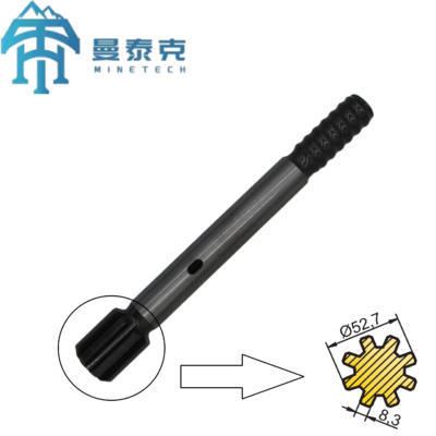 R38 HC40 Adaptor batang untuk pengeboran batuan hidrolik