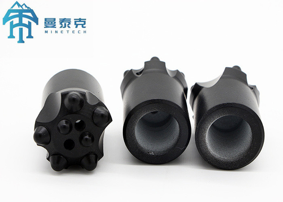 High Strength Alloy Steel Rock Drill Tapered Button Bit Untuk Konstruksi Terowongan