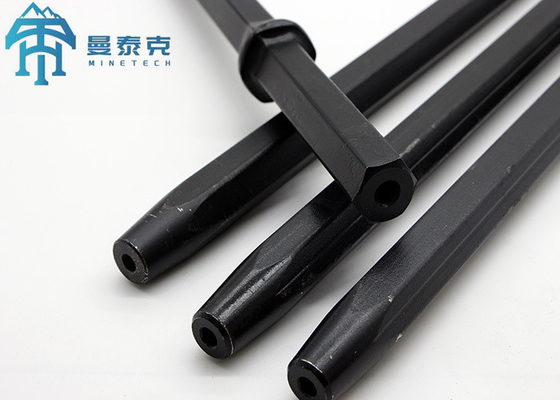 Hard Rock Jack Hammer Drill Rod 11 Derajat Baja Tapered Hexagonal