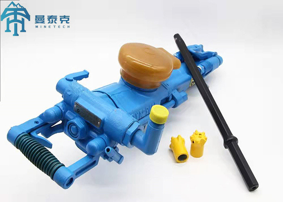 Mesin Pengeboran Batu Baru Diameter Silinder 82mm Kepala Shank Dia 34-45mm 0.4-0.63MPa Tekanan Udara