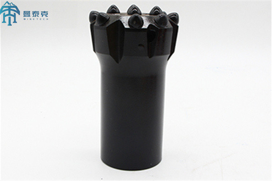 T45 76mm Thread Button Bit Normal Body Spherical Button Pengeboran Batu Keras