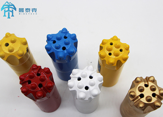 76mm - T45 Threaded Button Bits Alat Pengeboran Batu Tungsten Carbide