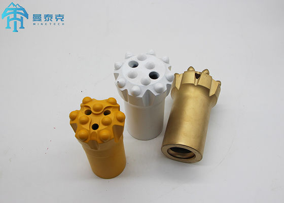 T38 Top Hammer Thread Button Bits Tungsten Carbide Dan High Strength Alloy Steel