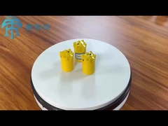 11 derajat 34mm Tapered Button Bit untuk H22 Taper Drill Rod