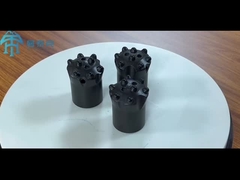 Rok pendek yang dapat diandalkan Toner Button Bit 2 Flushing Holes 42mm