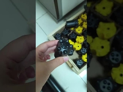 Tembak off Bor Bit 34mm Jack Hammer Tapered Button Bit untuk Pertambangan