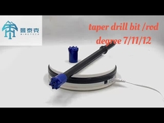 Hexagonal Pengeboran Ekstensi Rod, H22 11 derajat Rock Pengeboran Rod Baja