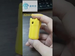 Tombol Karbida Hot Pressed 32mm Tapered Button Bit untuk kinerja pengeboran